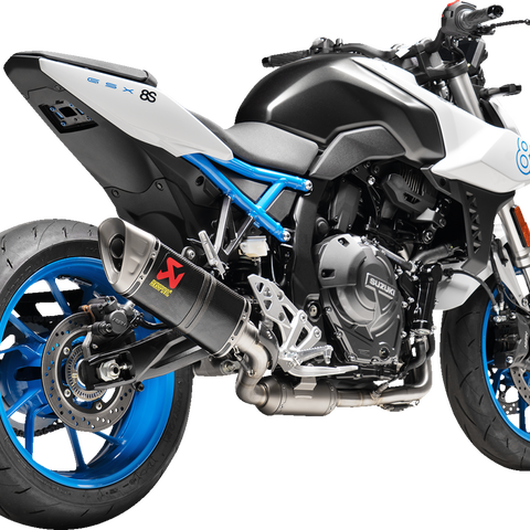 AKRAPOVIC Racing Line Exhaust System - Carbon Fiber - Suzuki GSX-8S & GSX-8R S-S8R2-EEC