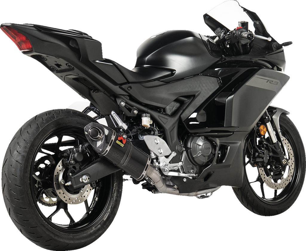 AKRAPOVIC Racing Line Exhaust System - Carbon Fiber - Yamaha R3 & MT-03 S-Y3R3-APC