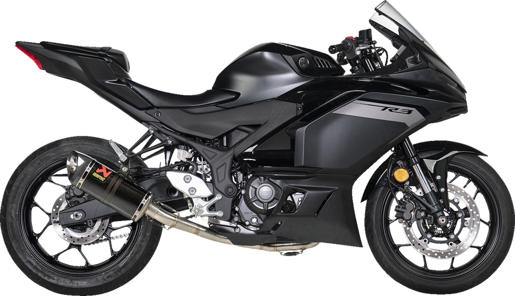AKRAPOVIC Racing Line Exhaust System - Carbon Fiber - Yamaha R3 & MT-03 S-Y3R3-APC