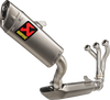 AKRAPOVIC Racing Line Exhaust System - Titanium - Yamaha R9 S-Y9R17-HAPT