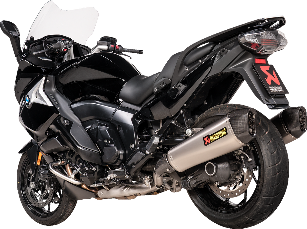 AKRAPOVIC Slip-On Line Mufflers - Titanium - BMW K 1600 GT & K 1600 GTL S-B16SO5-HZAAT