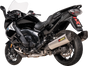 AKRAPOVIC Slip-On Line Mufflers - Titanium - BMW K 1600 GT & K 1600 GTL S-B16SO5-HZAAT