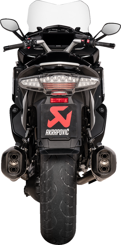 AKRAPOVIC Slip-On Line Mufflers - Titanium - BMW K 1600 GT & K 1600 GTL S-B16SO5-HZAAT