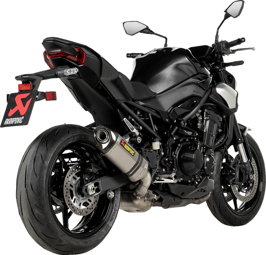 AKRAPOVIC Slip-On Line Muffler - Titanium - ECE - Kawasaki Z900 S-K9SO11-HZT