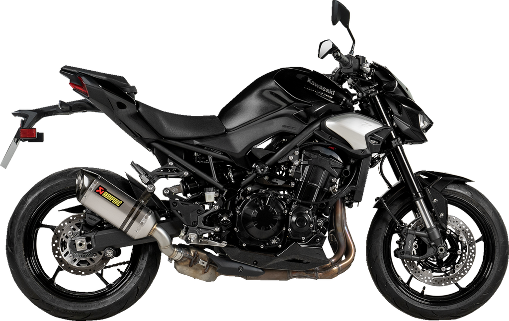 AKRAPOVIC Slip-On Line Muffler - Titanium - ECE - Kawasaki Z900 S-K9SO11-HZT
