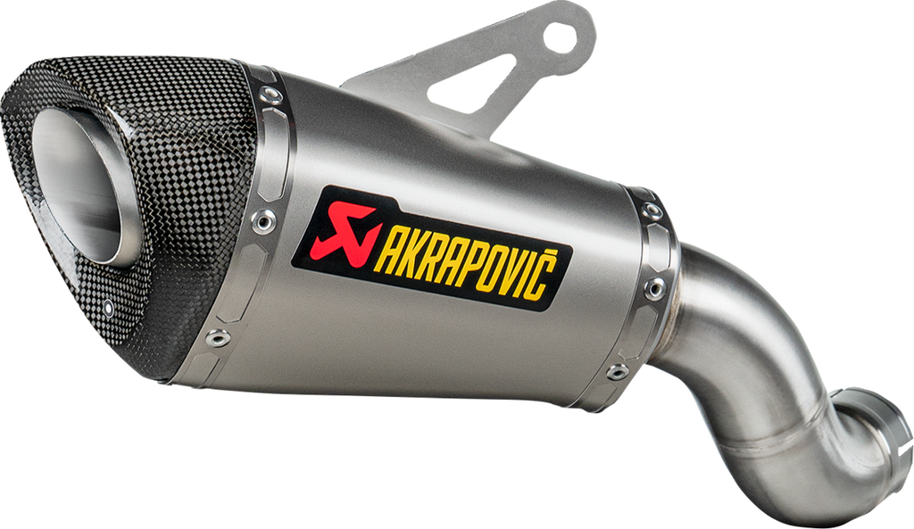 AKRAPOVIC Slip-On Line Muffler - Titanium - Kawasaki Z900 S-K9SO12-ASZT