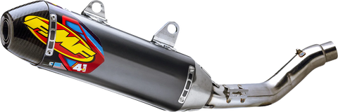 FMF Factory 4.1 RCT Slip-On Muffler - Aluminum/Stainless Steel - Carbon End Cap - Honda CRF250 R/RX 041618