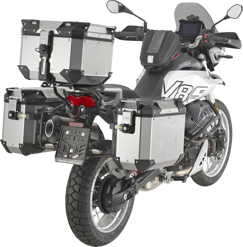 GIVI Side Rack Pannier Holder - Outback - Guzzi V85 PLO8209CAM