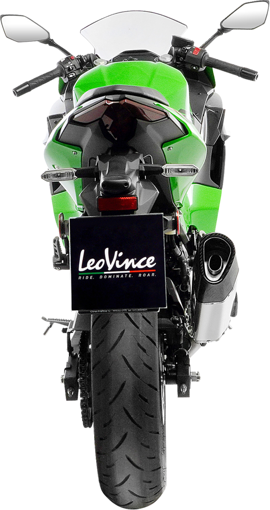 LEOVINCE LV-14 Slip-On Muffler - Titanium - Yamaha Tenere 700 15609TU