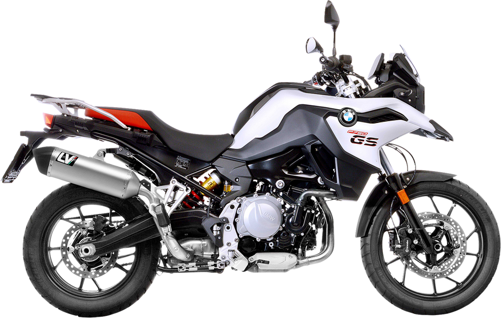 LEOVINCE LV-14 Black Edition Slip-On Muffler - BMW F 750/900 GS 15610BU