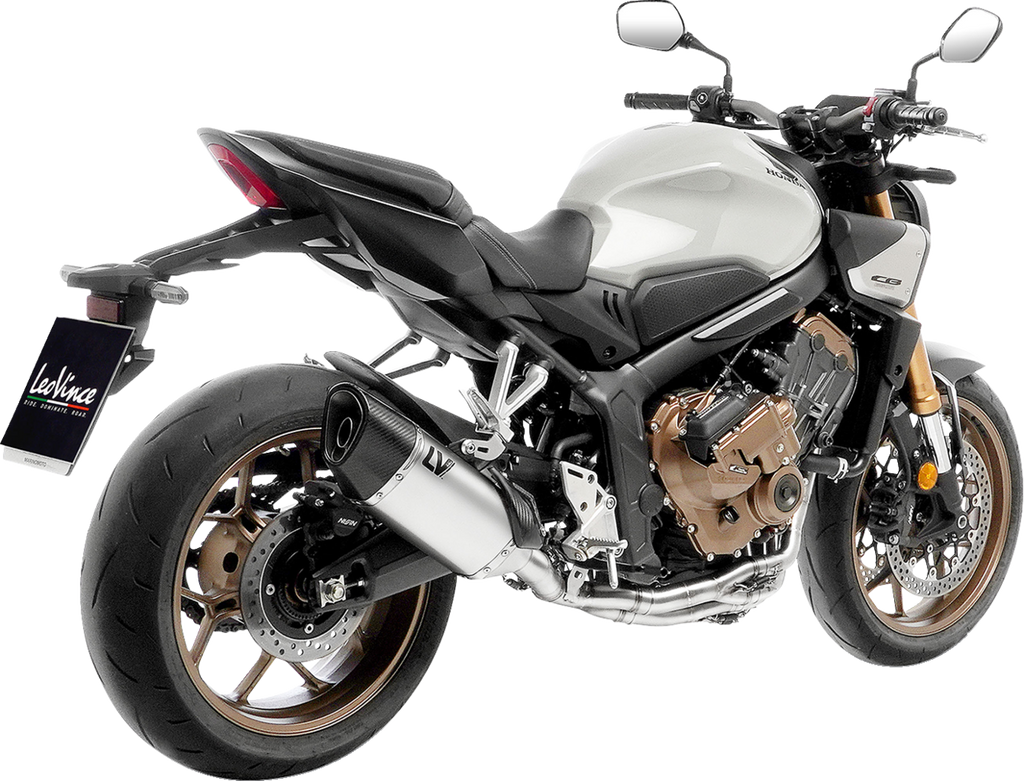 LEOVINCE LV-14 R Exhaust System - Stainless Steel - CB/CBR 650 R 15611U