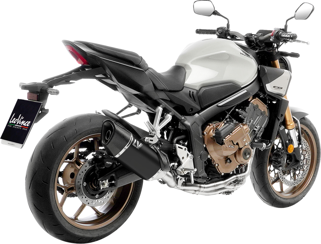 LEOVINCE LV-14 R Exhaust System - Black Edition - Honda CB/CBR 650 15611BU