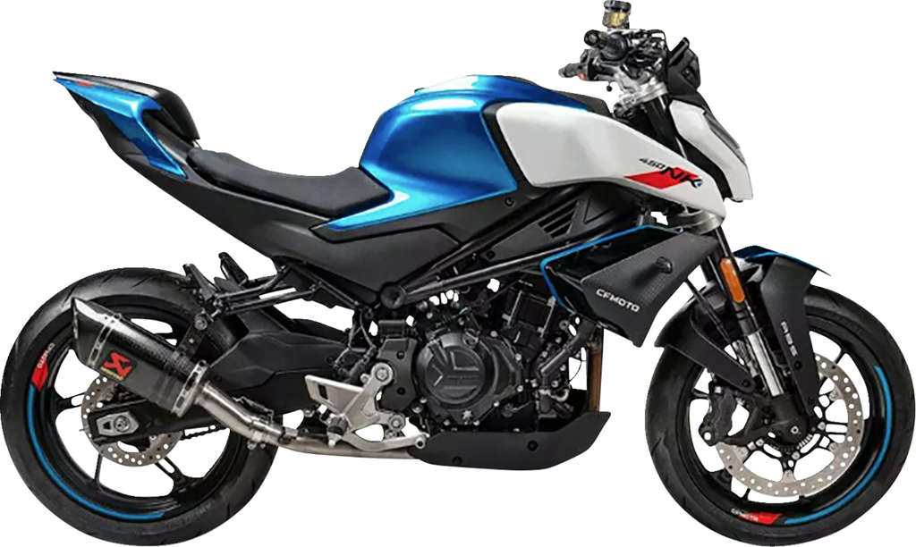 AKRAPOVIC Slip-On Line Muffler - Carbon Fiber - CFMOTO 450SR/NK S-CF4SO1-APC