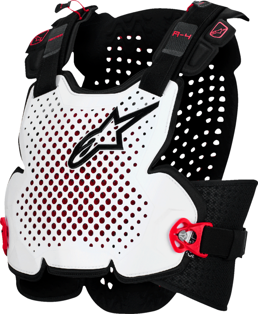 ALPINESTARS A-4 Plasma Roost Guard - Black/Red/White - XL/2XL 6500526-132-XLX