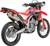 AKRAPOVIC Slip-On Line Muffler - Titanium - Honda CRF300L S-H3SO11-BNTA