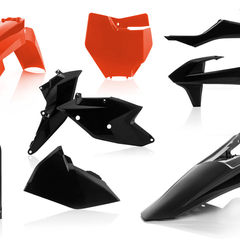 Full Plastic Kit Orange/Black