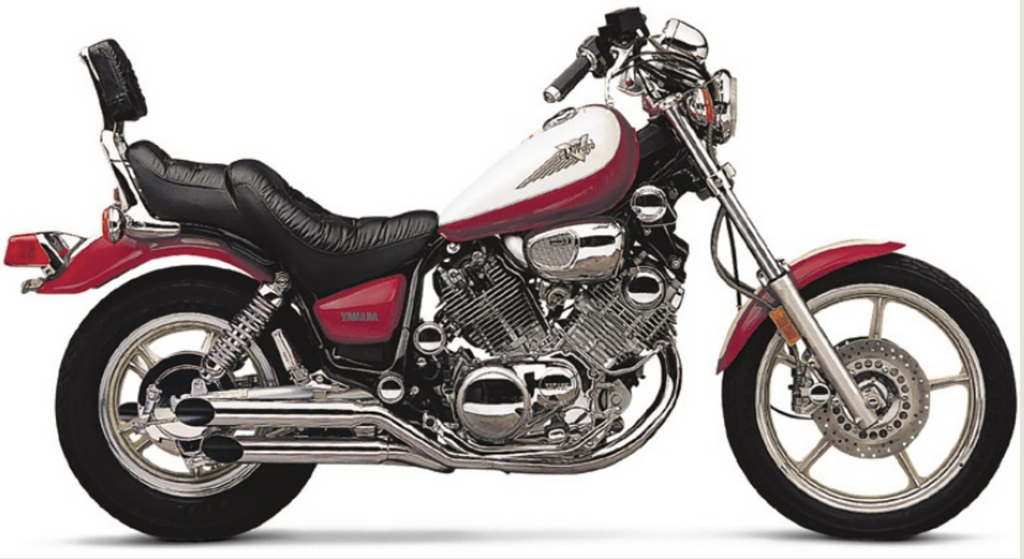 Blvd Slashcut Slip On Chrome Yam Virago 750/1100 84 99