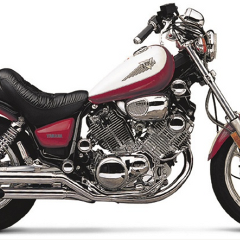 Blvd Slashcut Slip On Chrome Yam Virago 750/1100 84 99