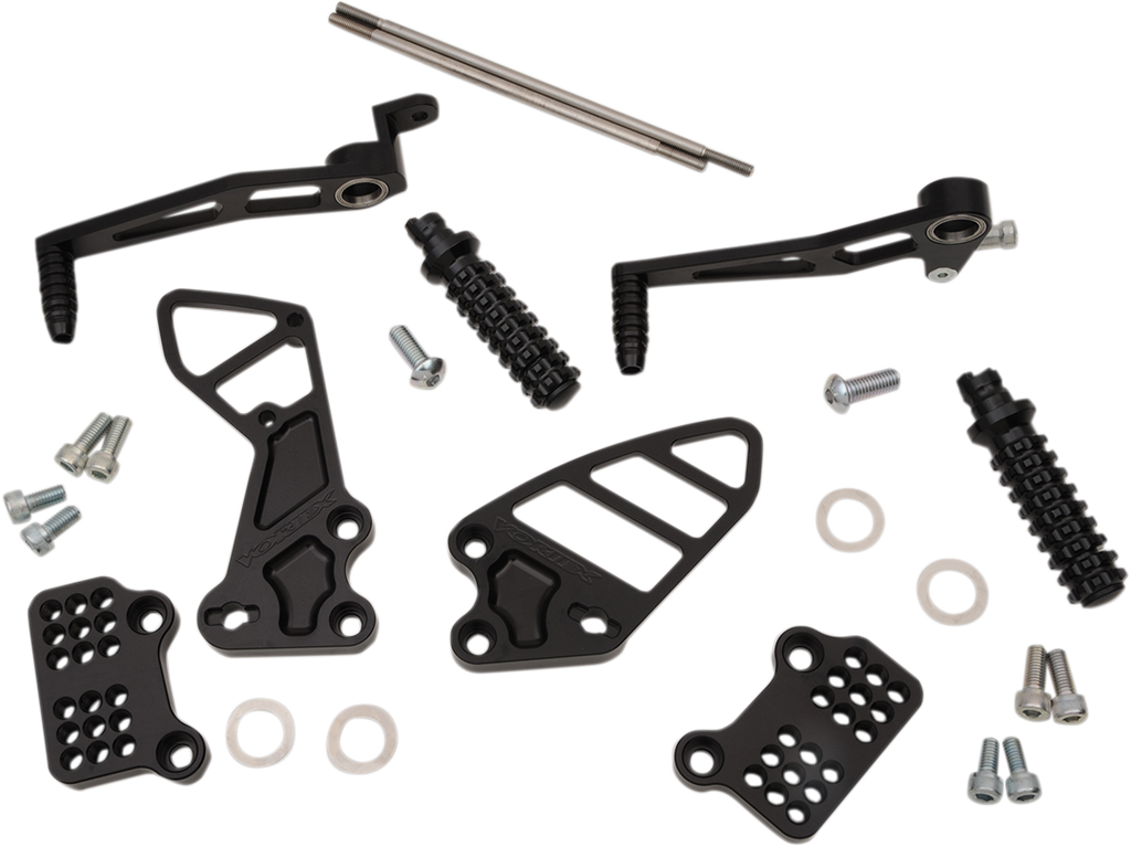 VORTEX Rearset - Black - GSXR6/7 RS503K