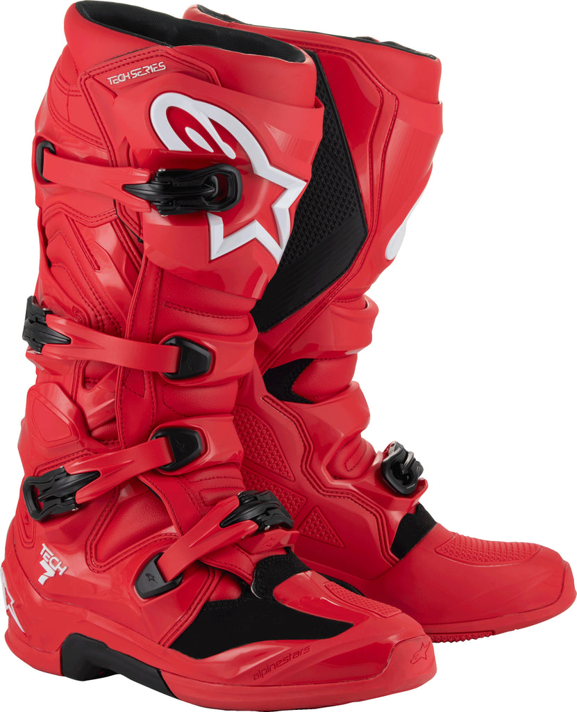 Tech 7 Boots Bright Red 7