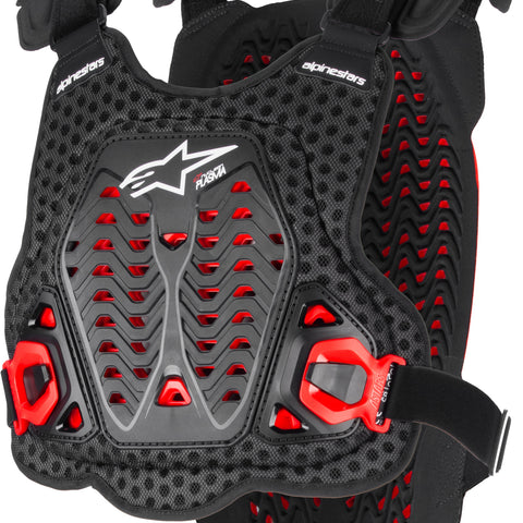 A 5 Plasma Chest Protector Black/Red/White Xs/Sm
