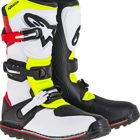 Tech T Boots White/Red/Yellow/Black Sz 07