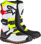 Tech T Boots White/Red/Yellow/Black Sz 10