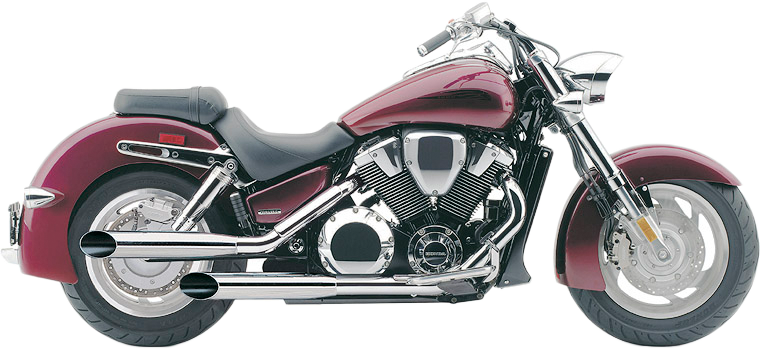 Blvd Slashcut Slip On Chrome Hon Vtx1800r/S/N/F/T 02 08