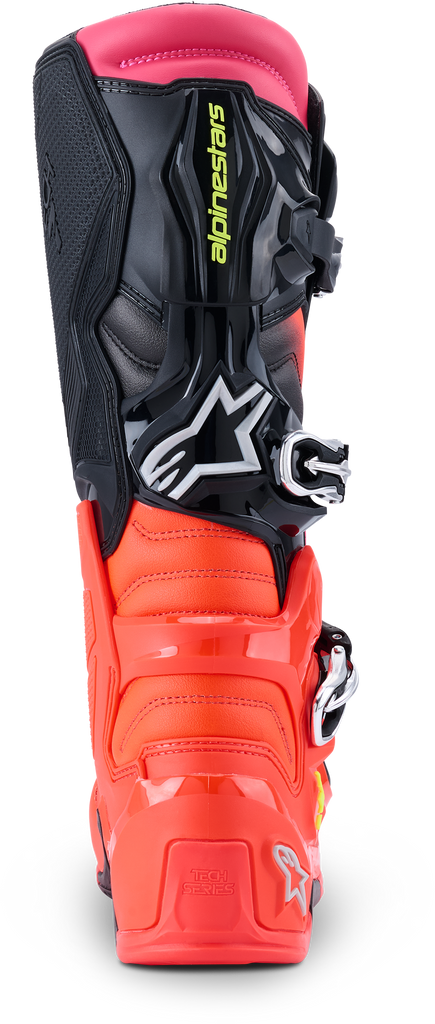 Tech 7 Black/Red Fluo/Pink Fluo 10