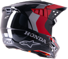 Honda S M5 Helmet Black/Red Glossy Xs