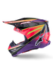 Supertech S M10 Era Helmet Pnk/Violet/Ylw Fluo Glossy Sm