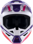 Sm3 Heat Helmet White/Purple/Pink Glossy Xl