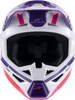 Sm3 Heat Helmet White/Purple/Pink Glossy Lg