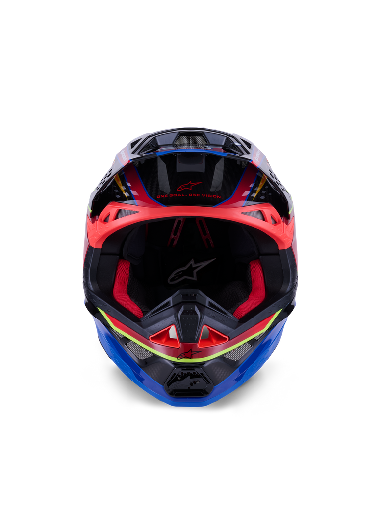 Supertech S M10 Era Helmet Blu/Rd/Ylw Fluo Glossy Sm