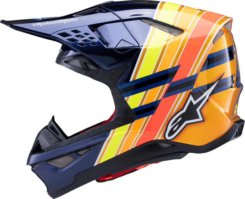 S M10 Tld Edition 25 Helmet Drk Blu/Org/Ylw Fluo/Red 2x