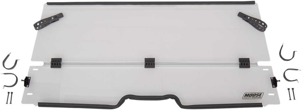 MOOSE UTILITY Full Folding Windshield - Talon LEMA100-0047