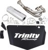 TRINITY RACING Single Stinger Exhaust - Brushed TR-4172F