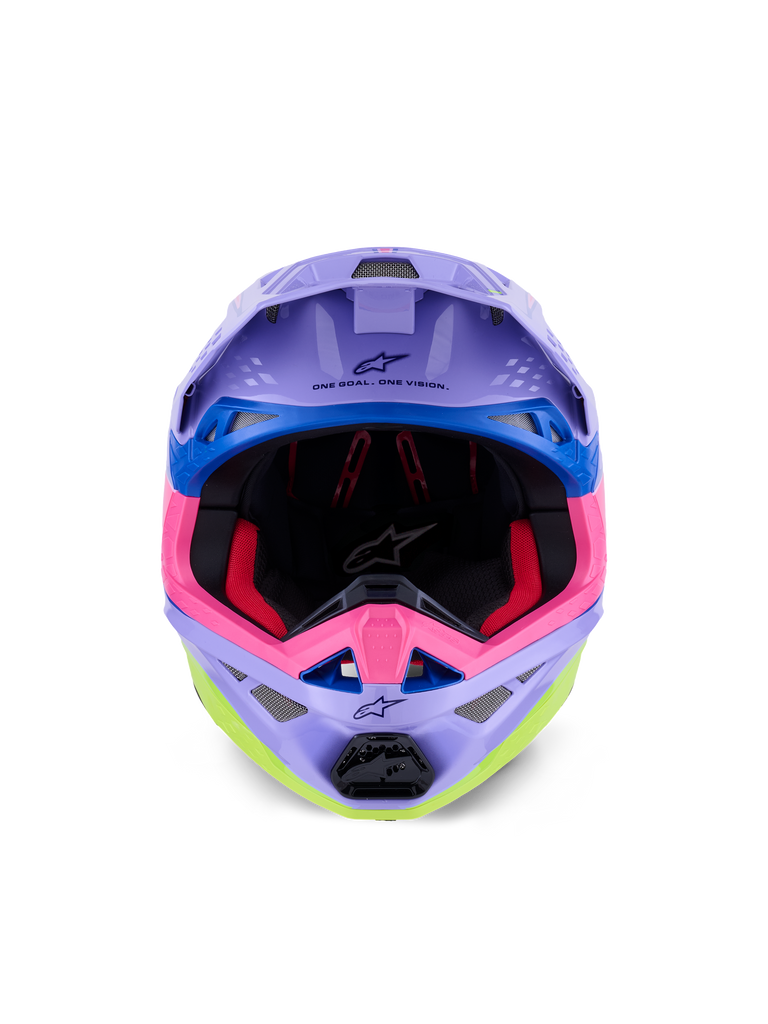 S M10 Jett Lawrence R01 Helmet Purp/Pnk Fluo/Ylw Fluo Gls Md