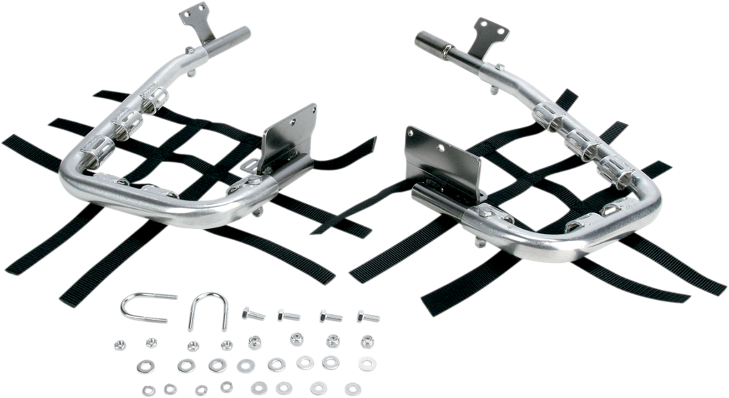 DG PERFORMANCE Nerf Bars - LT250R - Natural/Black 60-6250