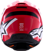 Sm3 Heat Helmet Red/White/Black Glossy Md