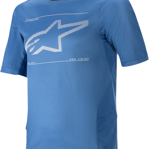 ALPINESTARS Drop 6.0 Short-Sleeve Jersey - Blue - XL 1766320-7310-XL