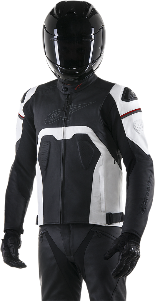 ALPINESTARS Core Leather Jacket - Black/White - US 44 / EU 54 3101316-12-54