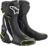 ALPINESTARS SMX+ Boots - Black/White/Yellow Fluorescent - US 10.5 / EU 45 2221019-125-45