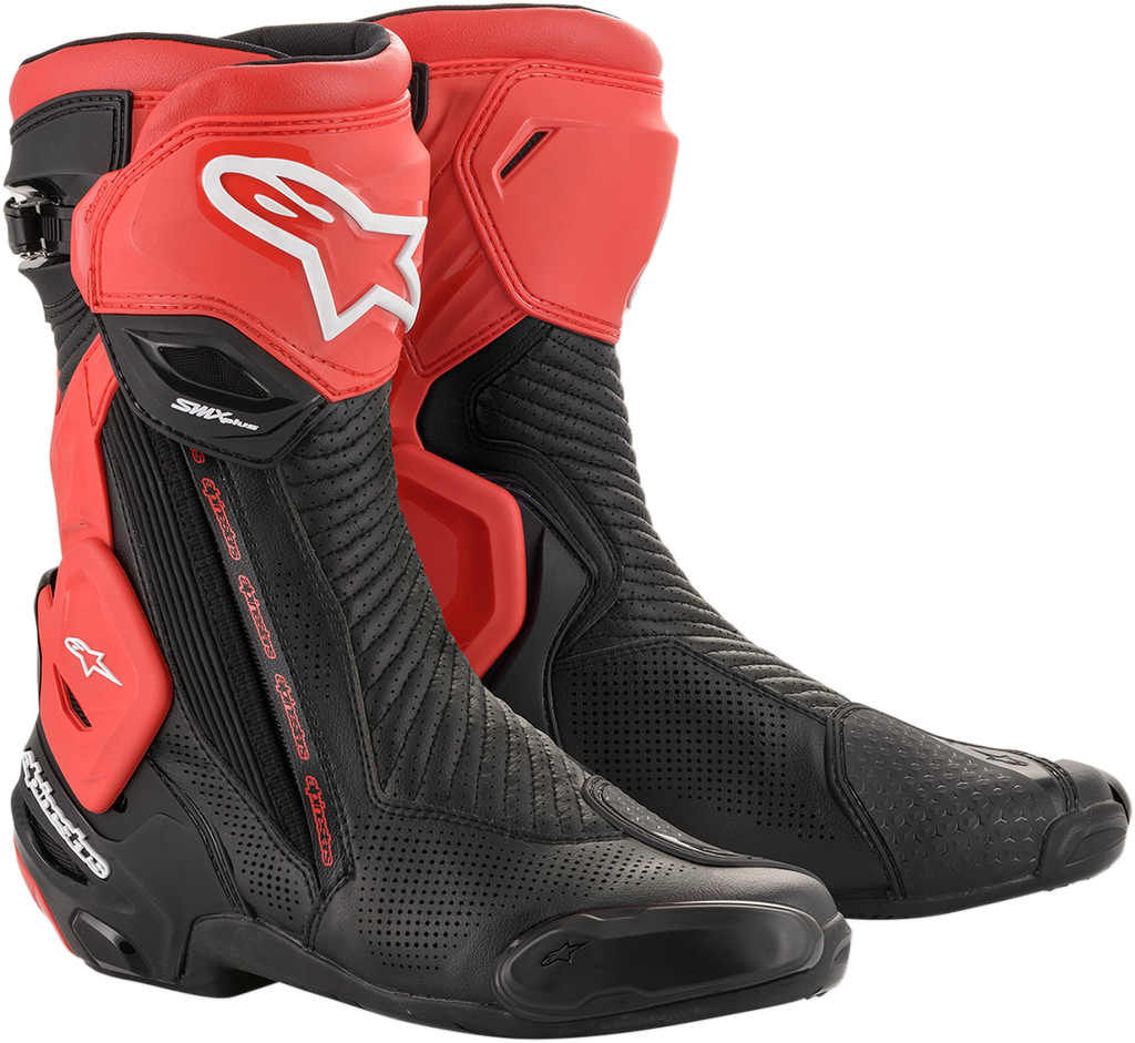 ALPINESTARS SMX Plus Vented Boots - Black/Red - US 9 / EU 43 2221119-13-43
