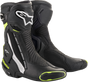 ALPINESTARS SMX+ Vented Boots - Black/White/Yellow - US 8 / EU 42 2221119-125-42