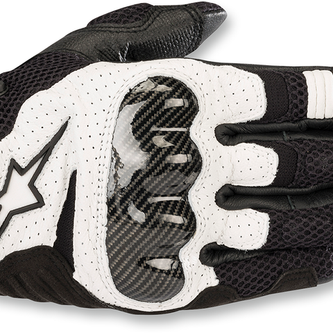 ALPINESTARS SMX-1 Air V2 Gloves - Black/White - Medium 3570518-12-M