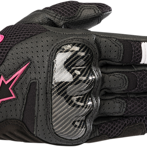 ALPINESTARS Stella SMX-1 Air V2 Gloves - Black/Fuchsia - XS 3590518-1039-XS