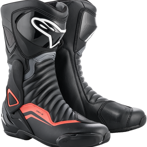 ALPINESTARS SMX-6 v2 Boots - Black/Gray/Red - US 12 / EU 47 2223017-1130-47