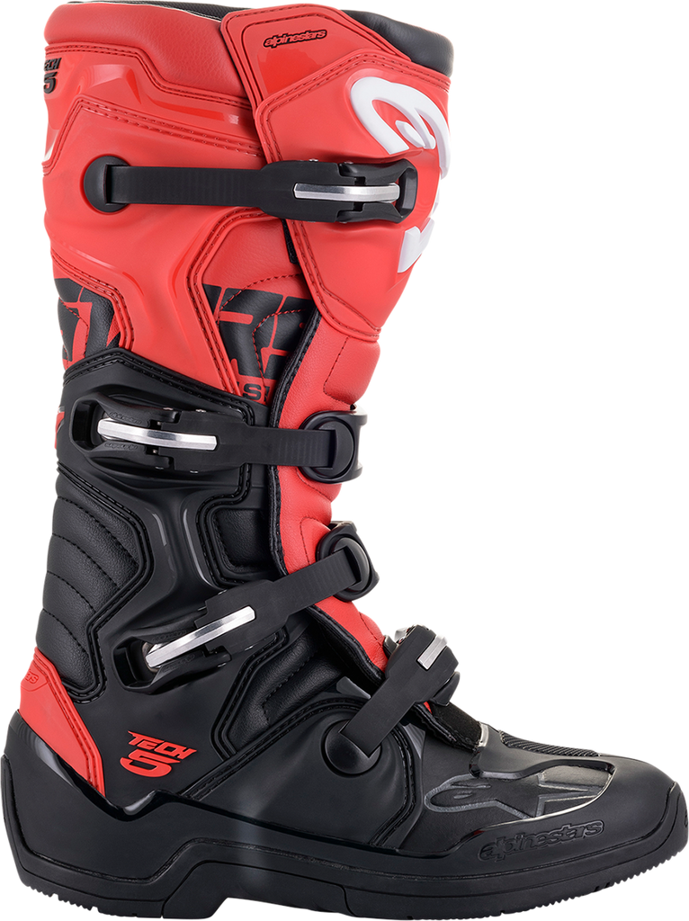 ALPINESTARS Tech 5 Boots - Black/Red- US 7 2015015-13-7