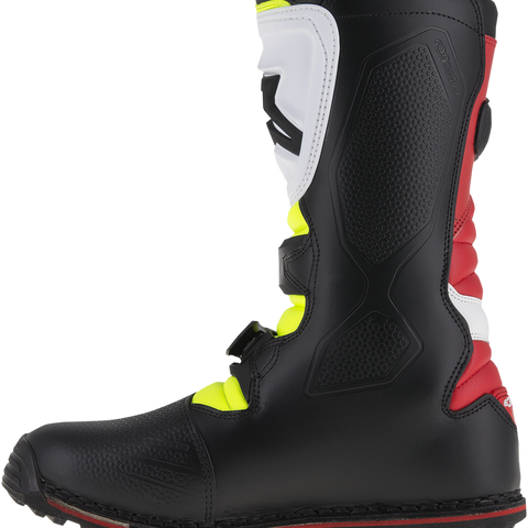 ALPINESTARS Tech-T Boots - White/Red/Yellow Fluorescent/Black - US 7 2004017-2351-7